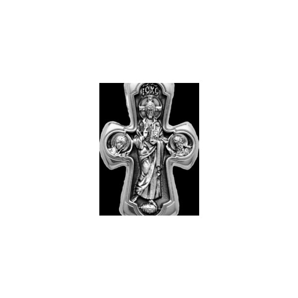 Гравировка «Крест с изображениями Иисуса и святых»