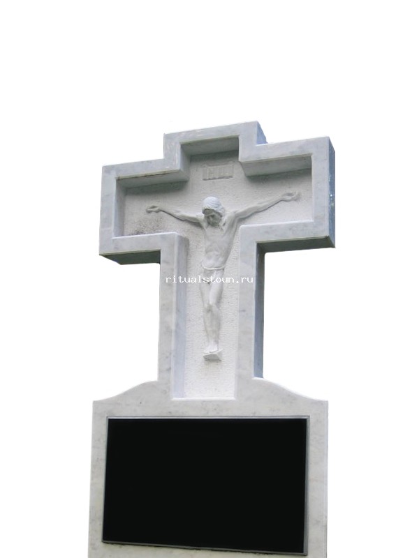 Скульптурное распятие на кресте