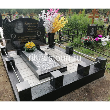 Благоустройство могилы Винникова М.И. на Ново-Люберцком кладбище