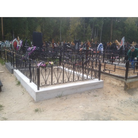 Малаховское кладбище, ограды